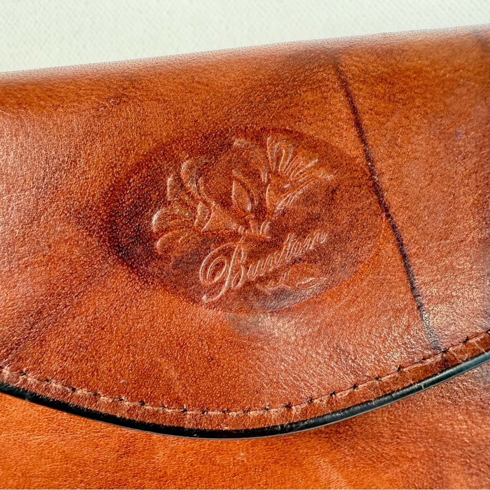 Buxton Brown Leather Long Bifold Wallet - Picture 6 of 15